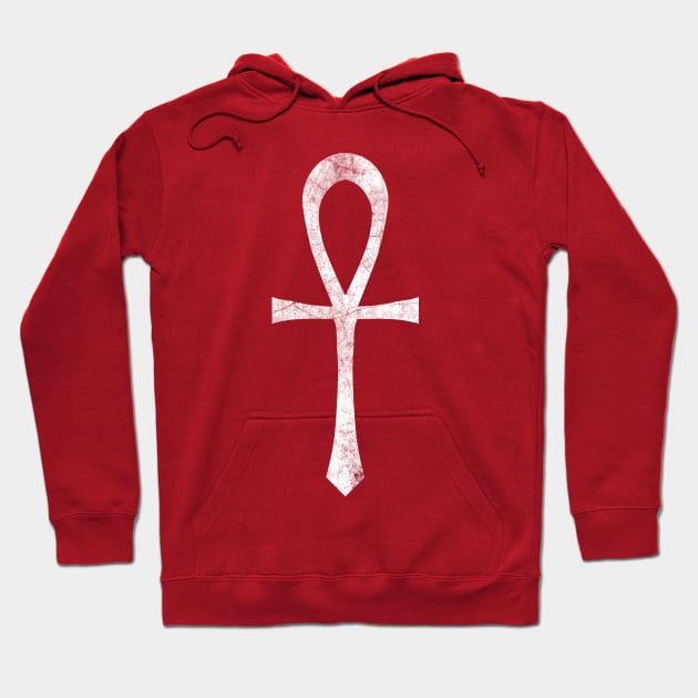 White Ankh Hoodie by GAz